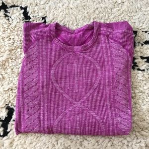 purple lulu lemon shirt